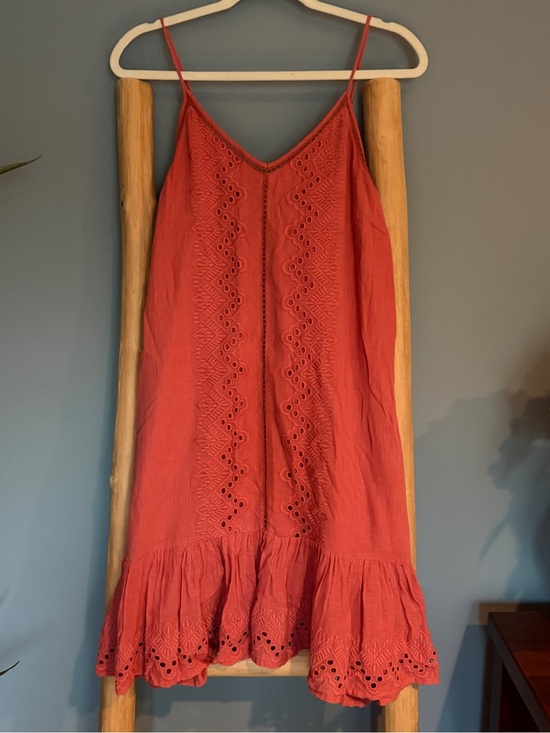 House of Harlow 1960 Dresses & Skirts - House of Harlow Harlow Eyelet Slip Dress with Ruffle Hem